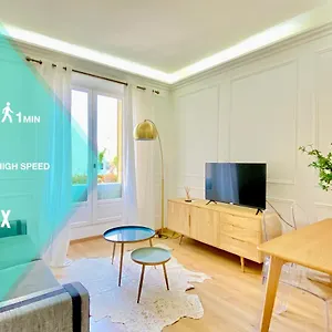  Apartamento Designer Garden View Ac, Fiber Wifi Heart Of Mónaco